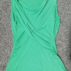 New York & Co Medium Draped Ruched Blouse